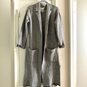 Abercrombie & Fitch dark grey long cardigan